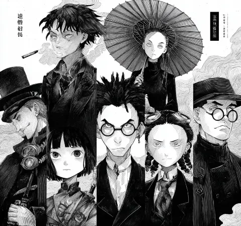 冒险漫画《深渊回响》封面